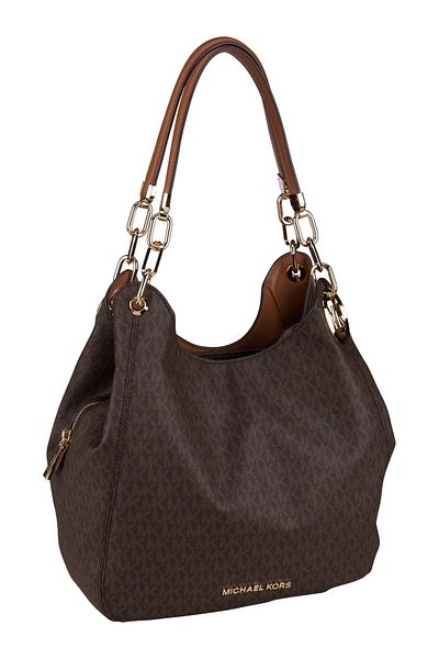 Michael Kors Handtasche Lillie Large Chain Shoulder Tote MK Signature