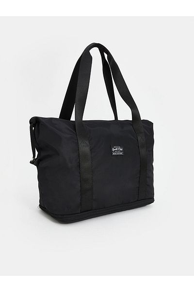 LC Waikiki LCW ACCESSORIES Γυναικεία αθλητική τσάντα με μαύρο στάμπα