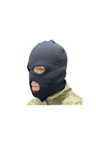 KOMANDO PAZARI Black Knitted Snow Mask