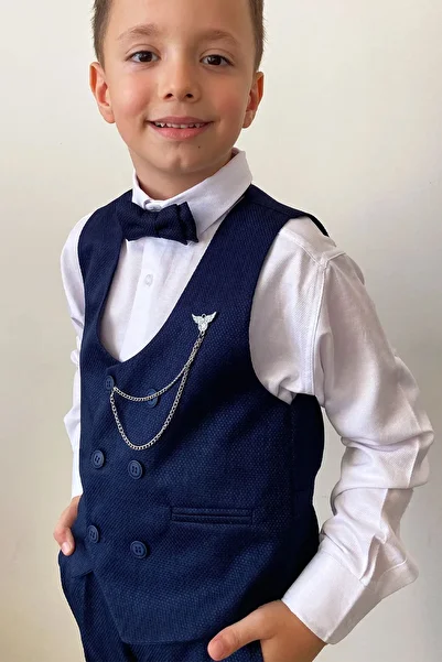 Zaziko Kids Boy's Suit(Vest Shirt, Pants)Tkm-2411-Z