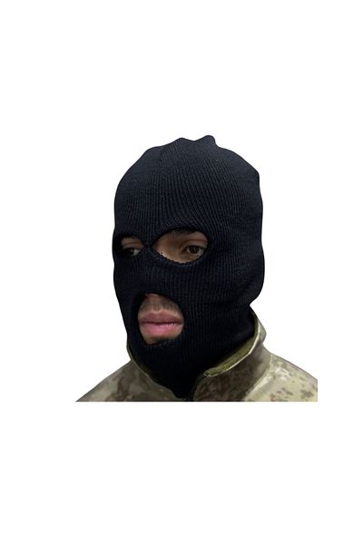 KOMANDO PAZARI Black Knitted Snow Mask