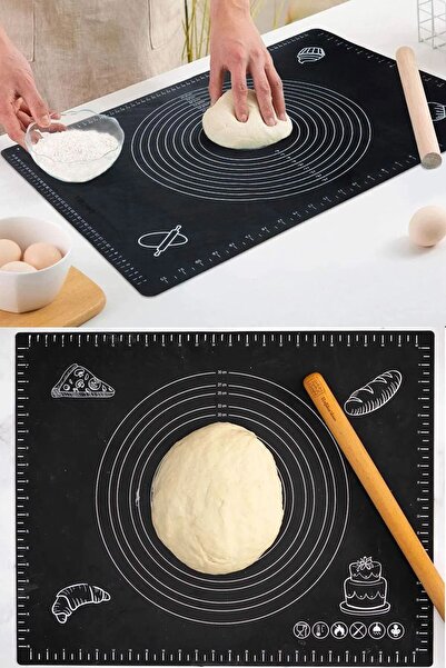 Single Slilon Dough Rolling Mat Mega Size 45X65 cm