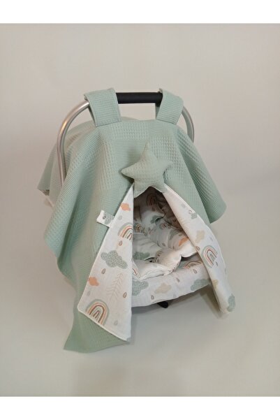 Wenaris Çift taraflı puset örtüsü 1 parça ( puset minderi ve puset çarşafı dahil değildir)