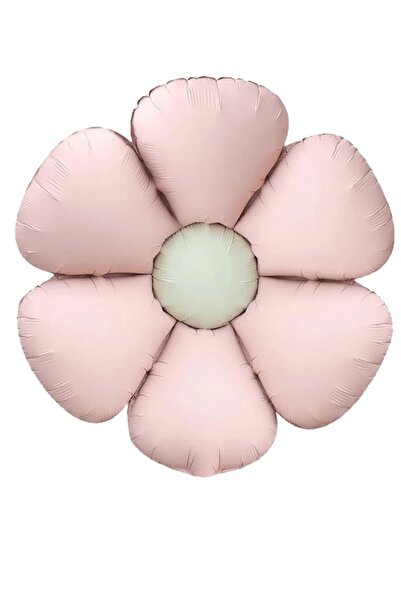 ALYA -BUTIK Büyük Boy Pembe Papatya Folyo Balon Helyum Uyumlu Balon