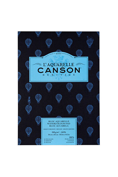 Eshel Canson L'aquarelle Heritage Suluboya Blok 300gr. 26x36cm Kalın D.