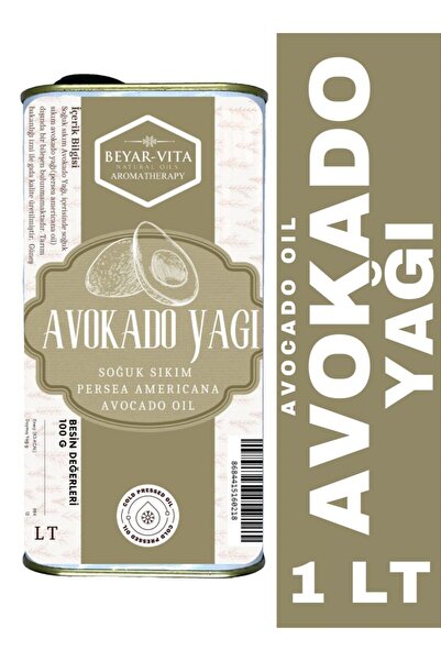 BEYARVİTA 1 لتر زيت الأفوكادو - علبة التعبئة والتغليف