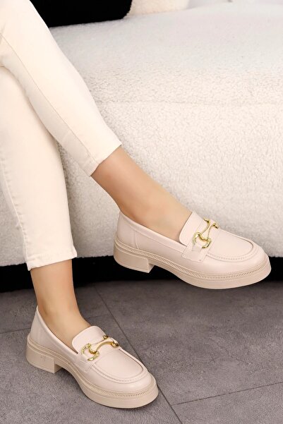 kajal ayakkabı Hr 0030 Toka Detaylı Loafer