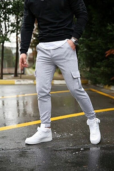 THE WHITE Kargo Cepli Unisex Eşofman Altı