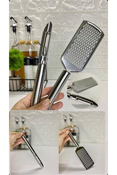 MODA OZY Çelik El Rendesi Ve Soyacak Oyacak Seti-Süper Paket İkili Set