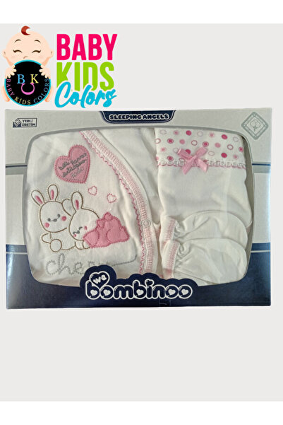 baby kids colors Yenidoğan Bebek 5'li Hastahane Çıkış Seti Kutulu