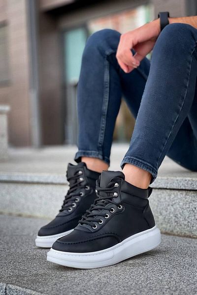 Joy Man J0994 Casual ανδρικές μπότες με κορδόνια με ορθοπεδικές σόλες - Αδιάβροχες και ανθεκτικές στο κρύο