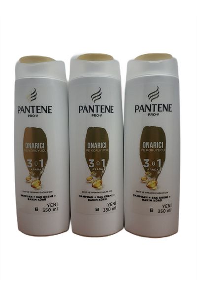 Pantene Reparative and Protective Shampoo 3 in 1 350 ml X 3 Pieces