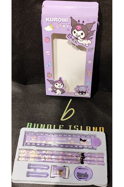 bundle island Kuromi My Melody Figured Boxed Stationery Set