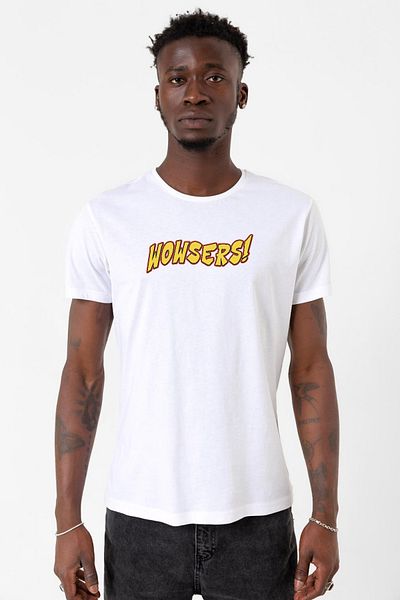 Tshirthane Ανδρικό μπλουζάκι Inspector Gadget Wowsers White Cyclingwear