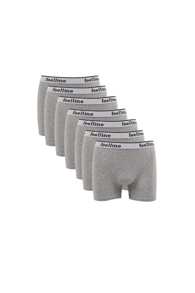 HS İÇ GİYİM 6 Pack Gray Men's Baxer