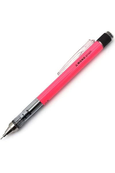 Tombow Neon Pink Mono Graph Mechanical Pencil 0.7 Mm
