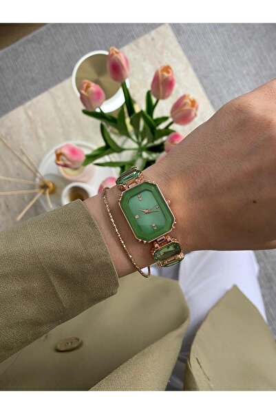 DARK BLANC $warovski model metal kol saati