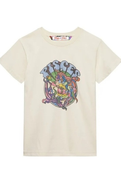 Tommy Hilfiger Organic Cotton Pisces Fish Burcu Regular Fit Tee