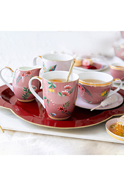 Pip Studio La Majorelle Pembe Porselen Kupa Seti 350 Ml