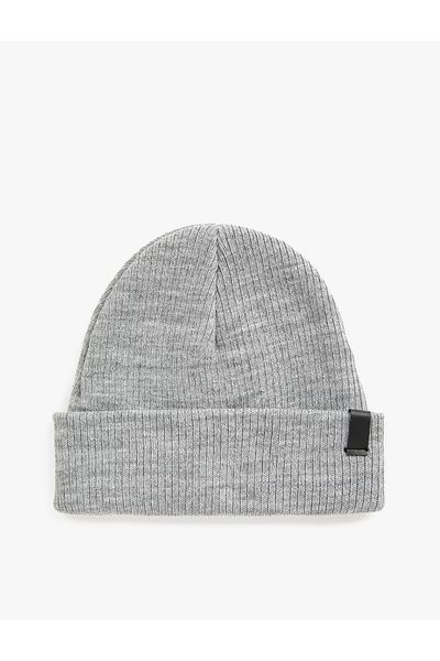 Koton Label Detailed Knitted Beret