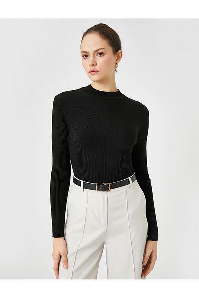 Koton Half Turtleneck Acrylic Sweater