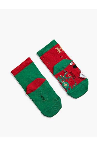 Koton 2 Συσκευασία κάλτσες με στάμπα Mickey Mouse με άδεια χρήσης