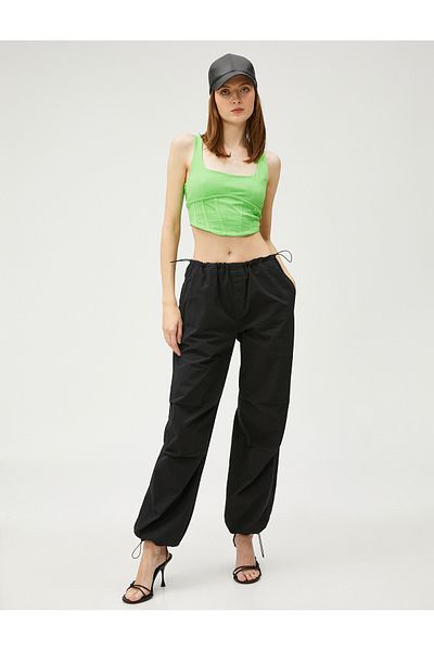 Koton Korsett Bustier U-Ausschnitt ärmellos