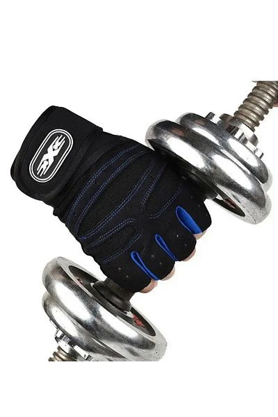 BGA Sports Weightlifting Fitness Biscuits Motorcycle Glove Wrist Support Anti Slip Sports Glove