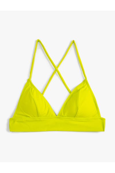 Koton Bedecktes Bralet-Bikinioberteil – Kreuzträger