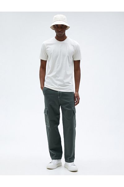 Koton Základní tričko Crew s krátkým rukávem Slim Fit