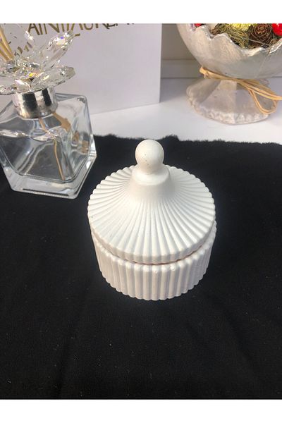 NADİDE Handmade Decorative Multi-Purpose Box with Lid 3 Pieces