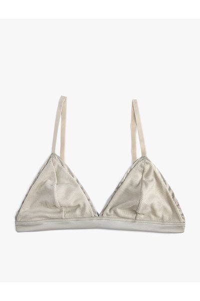 Koton Unpadded Bra Unsupported Non-wired Textured