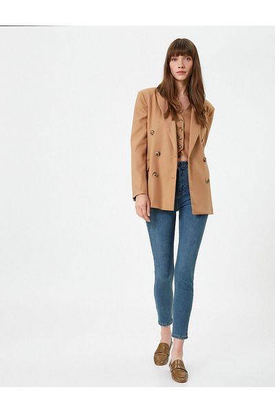 Koton High Waist Jeans Slim Leg Slim Cut - Carmen Jean