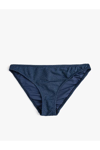Koton Glitzer-Bikinihose mit normaler Taille