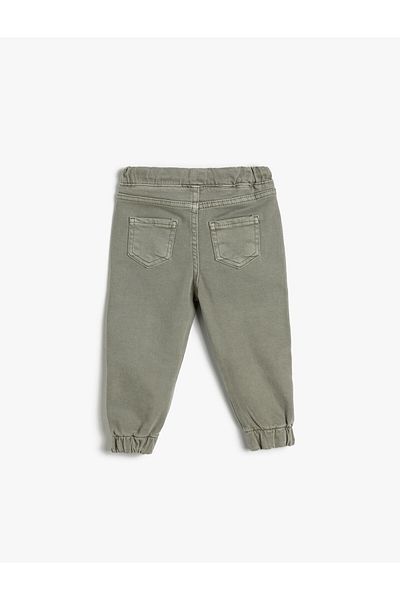 Koton Jogger Pants Pocket Tie Waist Cotton