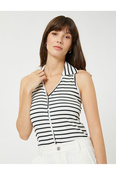 Koton Polo Neck Athlete with Button Detail