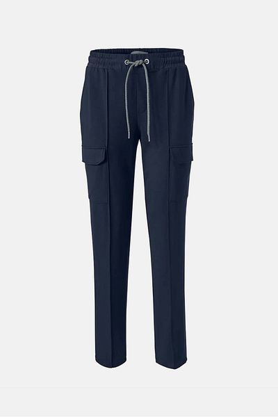 Tchibo Women Comfort Fit Trousers, Navy