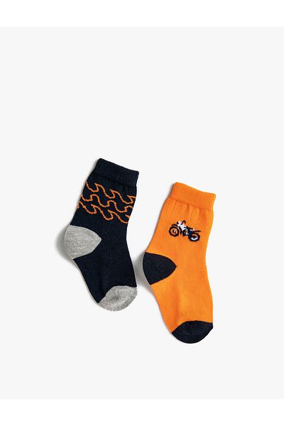 Koton Printed Socks Set