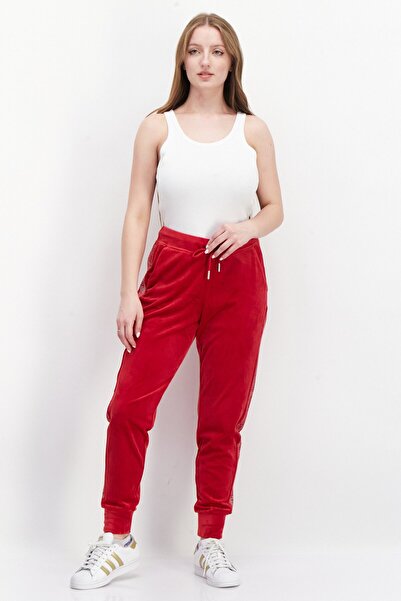 Juicy Couture Women Regular Fit Sequin Jogger Pants, Red