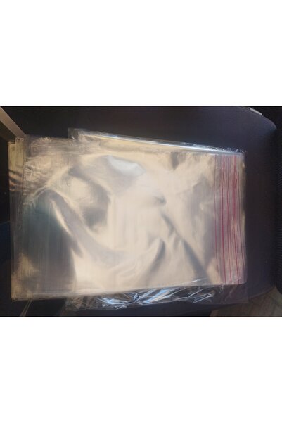 MERT AMBALAJ ÜRÜNLERİ 100 Adet 30x45 Cm Bantlı Yapışkanlı Şeffaf Opp Jelatin Poşet Torba, Şeffaf Poşet ( 30x40+5 )