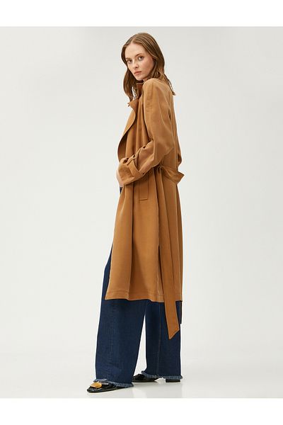 Koton Kapesní pásek Trench Coat Rayon Blended