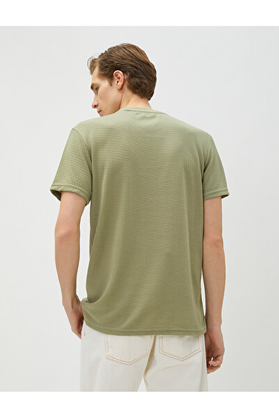 Koton Egyszerű póló, rövid ujjú, rövid ujjú texturált