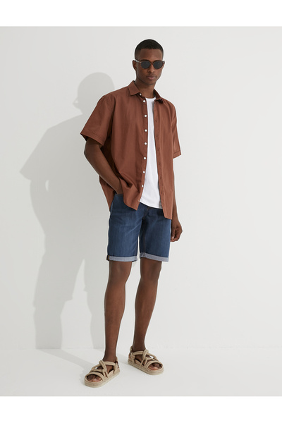 Koton Τζιν σορτς με στρώσεις