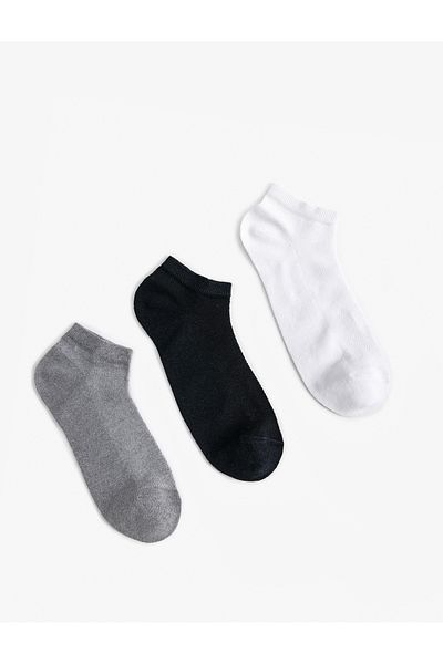 Koton Set de 3 șosete de bază - multicolore