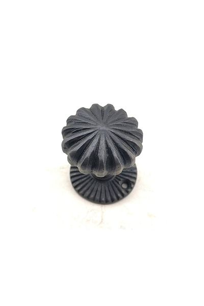 Şener collection Suport ușă decorativ din alamă în stil antic - 50 mm, oxid