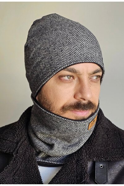 ALYA Adult Beret Neck Collar Inside Fleece Sets