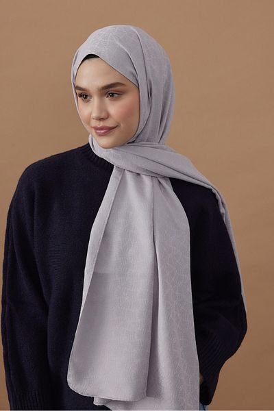 Modakaşmir شال بنمط نباتي من سلسلة الجاكار الحريرية