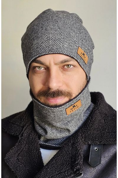ALYA Adult Beret Neck Collar Inside Fleece Sets