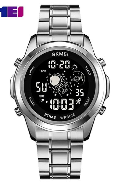 Mekanik store Skmei 2019 Astronauts Digital Black Men's Wrist Watch