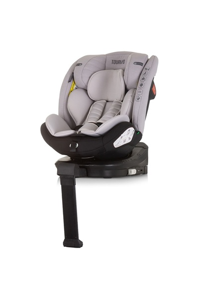 Chipolino Scaun auto Chipolino Tourino I-Size 40-150 cm ash grey cu sistem Isofix